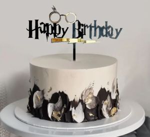 Kuchendeko für Zauberschüler Happy Birthday